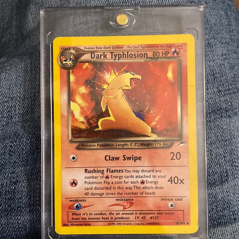 Dark Typhlosion 10/105 Neo Destiny Holo rare